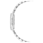 Dextera octagon watch Swiss Made, Metal bracelet, Silver tone, Stainless steel